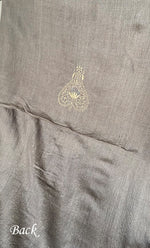 将图像加载到图库查看器中, Lucknowi Handcrafted Munga Silk Unstitched Chikankari Unisex Kurta Fabric - HONC0331674