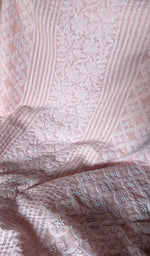 Load image into Gallery viewer, Women's Lakhnavi Handcrafted Unstitched Cotton Chikankari Suit Material - HONC0294095
