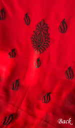 将图像加载到图库查看器中, Yumna Women's Lucknowi Handcrafted Faux-Georgette Chikankari Suit Material - HONC0277973