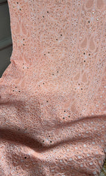 Load image into Gallery viewer, Women's Lakhnavi Handcrafted Unstitched Cotton Chikankari Suit Material - HONC0264458