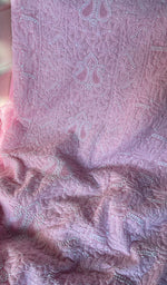 将图像加载到图库查看器中, Women's Lakhnavi Handcrafted Unstitched Cotton Chikankari Suit Material - HONC0294090