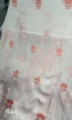 Load image into Gallery viewer, Women's Lakhnavi Handcrafted Mul Chanderi Unstitched Kurta And Dupatta Set- HONC0278928