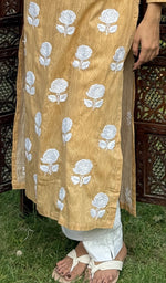 将图像加载到图库查看器中, Women's Lucknowi Handcrafted Cotton Chikankari Kurti - HONC0234307