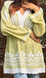 Load image into Gallery viewer, Alshifa Women's Lakhnavi Handcrafted Modal Cotton Chikankari Top - HONC0246745