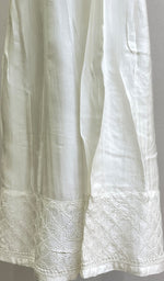 Load image into Gallery viewer, Women's Lucknowi Handcrafted Silk Chikankari Gharara - HONC0142385