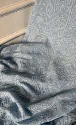Load image into Gallery viewer, Women's Lucknowi Handcrafted Viscose Georgette Unstitched Chikankari Suit Material - HONC0325136
