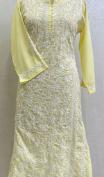Load image into Gallery viewer, Women's Lucknowi Handcrafted Cotton Chikankari Kurti - HONC0164353