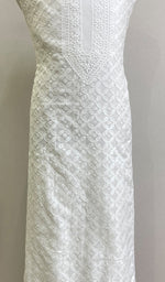 Load image into Gallery viewer, Lucknowi Handcrafted Chanderi Chikankari Unstitched Men's Kurta Fabric - HONC0176415