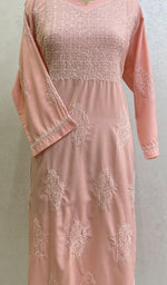 Load image into Gallery viewer, Sufiyani Women's Lucknowi Handcrafted Mul Cotton Chikankari Kurti - HONC0161329