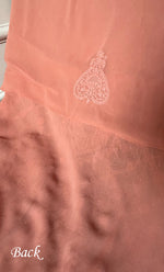 将图像加载到图库查看器中, Lucknowi Handcrafted Viscose Georgette Chikankari Unstitched Men's Kurta Fabric - HONC0282443