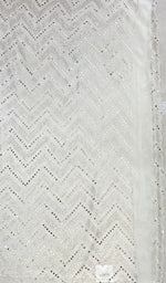 Load image into Gallery viewer, Women's Lucknowi Handcrafted Pure Silk Georgette Chikankari Dupatta - HONC0217671