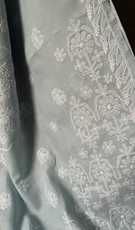 Load image into Gallery viewer, Fairoz Women's Lakhnavi Handcrafted Cotton Chikankari Saree - HONC0232527