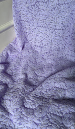 将图像加载到图库查看器中, Yumna Women's Lucknowi Handcrafted Faux-Georgette Chikankari Suit Material - HONC0263423
