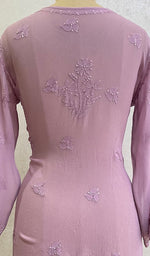 Load image into Gallery viewer, Women's Lucknowi Handcrafted Viscose Georgette Chikankari Top - HONC0153197