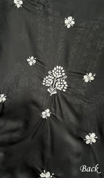 Load image into Gallery viewer, Women's Lakhnavi Handcrafted Modal Cotton Chikankari Unstitched Kurti Fabric - HONC0242110