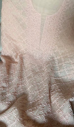 Load image into Gallery viewer, Women's Lakhnavi Handcrafted Mul Chanderi Unstitched Kurta And Dupatta Set - HONC0357173