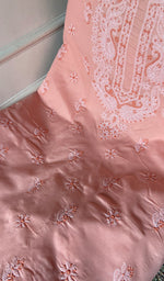 Load image into Gallery viewer, Women's Lakhnavi Handcrafted Unstitched Cotton Chikankari Suit Material - HONC0364003
