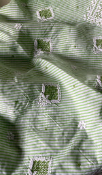 Load image into Gallery viewer, Alisha Women's Lakhnavi Handcrafted Cotton Unstitched Kurta And Dupatta Set - HONC0242689