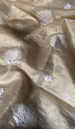 Load image into Gallery viewer, Ainish Women's Lucknowi Handcrafted Kota Chanderi Chikankari Kurta And Dupatta Set - HONC0247341