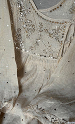 Load image into Gallery viewer, Women's Lakhnavi Handcrafted Tissue Chanderi Unstitched Kurta And Dupatta Set - HONC0313005