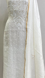 Load image into Gallery viewer, Women's Lakhnavi Handcrafted Mul Chanderi Kurta And Dupatta Set - HONC0188945