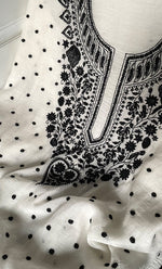 Load image into Gallery viewer, Women's Lakhnavi Handcrafted Mul Chanderi UnStitched Kurta And Dupatta Set - HONC0312355