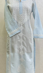 Load image into Gallery viewer, Zoyaa  Women's Lucknowi Handcrafted Cotton Chikankari Kurti - HONC0164399