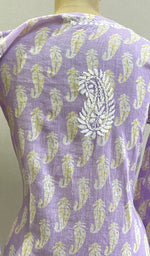 Load image into Gallery viewer, Sona Women's Lucknowi Handcrafted Cotton Chikankari Kurti - HONC0203595