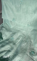 Load image into Gallery viewer, Women's Lakhnavi Handcrafted Maheshwari Mul Chanderi Kurta And Dupatta Set- HONC0266164