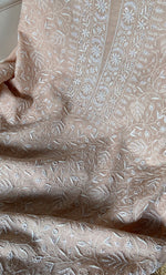 Load image into Gallery viewer, Women's Lakhnavi Handcrafted Maheshwari Mul Chanderi Kurta And Dupatta Set- HONC0296170