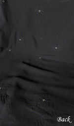 Load image into Gallery viewer, Women's Lakhnavi Handcrafted Viscose Georgette Chikankari Unstitched Kurti Fabric - HONC0155617