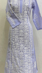 Load image into Gallery viewer, Naira Women's Lucknowi Handcrafted Cotton Chikankari Kurti - HONC0144495