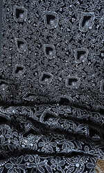 Load image into Gallery viewer, Women's Lakhnavi Handcrafted Unstitched Faux-Georgette Chikankari Suit Material - HONC0263366