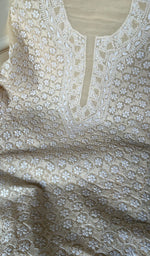 Load image into Gallery viewer, Alina Women's Lakhnavi Handcrafted Cotton Chikankari Suit Material - HONC0284908