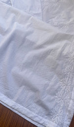 将图像加载到图库查看器中, Women's Lakhnavi Handcrafted Cotton Chikankari Kurti - NC265
