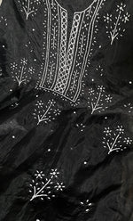 将图像加载到图库查看器中, Women's Lakhnavi Handcrafted Organza Chikankari Unstitched Full Suit Material - HONC0271203
