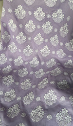 Load image into Gallery viewer, Women's Lakhnavi Handcrafted Cotton Chikankari Suit Material - HONC0274445