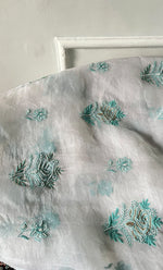 Load image into Gallery viewer, Mehnaj Women's Lakhnavi Handcrafted Pure Organza Chikankari Unstitched Kurta And Dupatta Set- HONC0228643