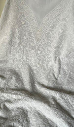 Load image into Gallery viewer, Wajiha Women's Lakhnavi Handcrafted Cotton Chikankari Kurta And Dupatta Set - HONC0212259