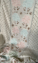 将图像加载到图库查看器中, Women's Lakhnavi Handcrafted Mul Chanderi Unstitched Kurta And Dupatta Set- HONC0311968