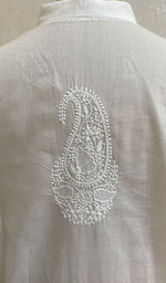 Load image into Gallery viewer, Men's Lucknowi Handcrafted Cotton Chikankari Kurta - NC069910