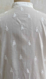 Load image into Gallery viewer, Men's Lucknowi Handcrafted Cotton Chikankari Kurta - HONC021824