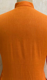 Load image into Gallery viewer, Men's Lucknowi Handcrafted Cotton Chikankari Kurta - HONC021638