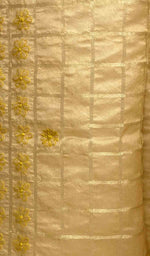 Load image into Gallery viewer, Women's Lakhnavi Handcrafted Chanderi Silk Chikankari Dupatta - HONC049167