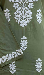 Load image into Gallery viewer, Women's Lucknowi Handcrafted Modal Cotton Chikankari Kurti - HONC053131