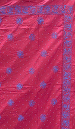 Load image into Gallery viewer, Lakhnavi Handcrafted Cotton Chikankari Bedsheet Set - HONC043447
