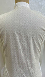 Load image into Gallery viewer, Men's Lucknowi Handcrafted Cotton Chikankari Kurta - HONC072366