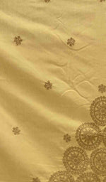 Load image into Gallery viewer, لکھنوی ہاتھ سے تیار کردہ کپاس چکنکاری ٹیبل کور - HONC041263