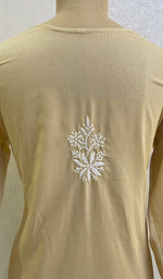 Load image into Gallery viewer, Women's Lucknowi Handcrafted Cotton Chikankari Top - HONC091536