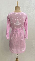 Load image into Gallery viewer, Women's Lucknowi Handcrafted Modal Cotton Chikankari Tunics - HONC098332